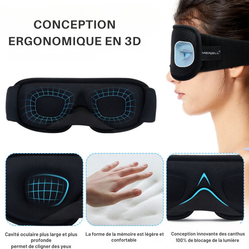 Masque de sommeil DreamEase 3D