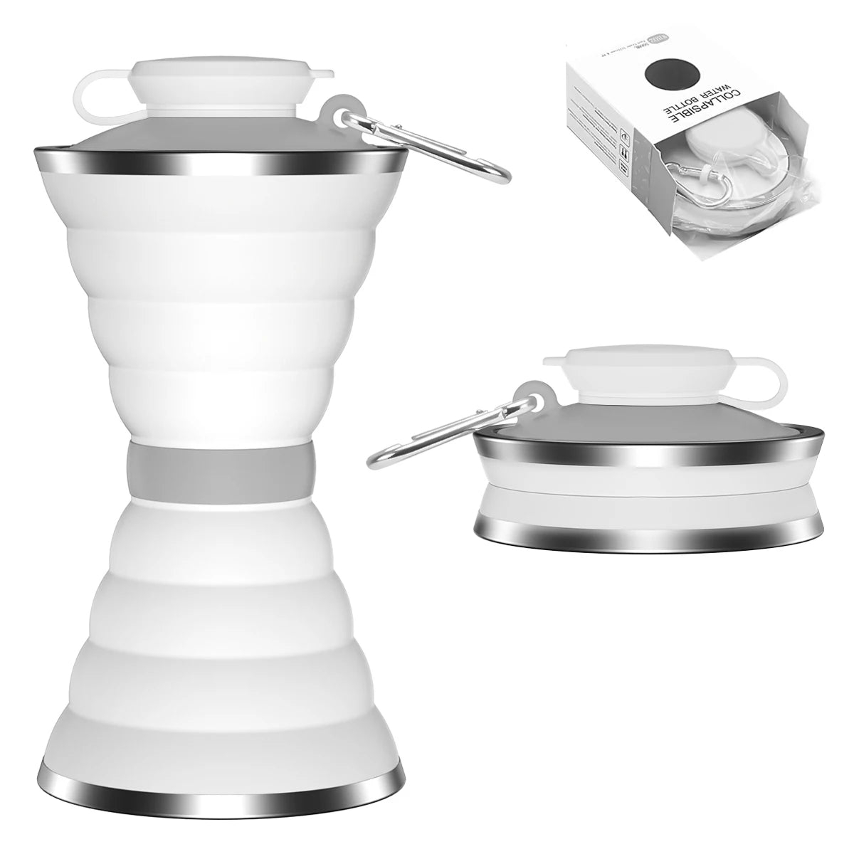 Bouteille d'Eau en Silicone pliable (500ml)