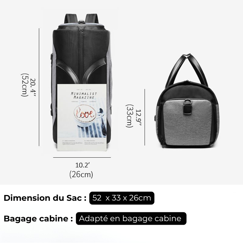 Sac de voyage multifonction Voyage/Business