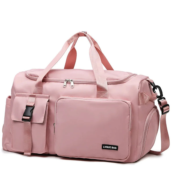Sac Voyage Imperméable Sac De Voyage Pliable HENGBIRD - Grande Capacité Imperméable Pour Vêtements, Rose Bagage Imperméable Femme Moderne