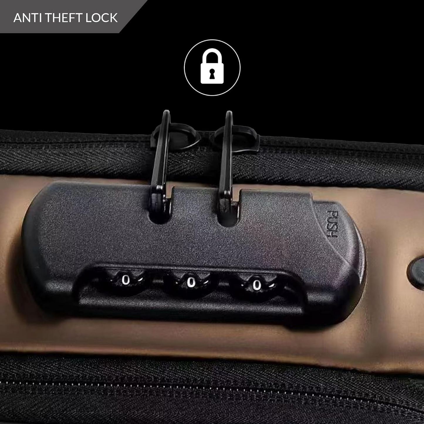 Sacoche Antivol avec Cadenas Intégré