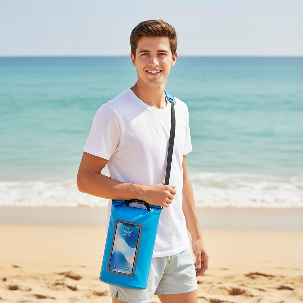 Sac étanche à la plage